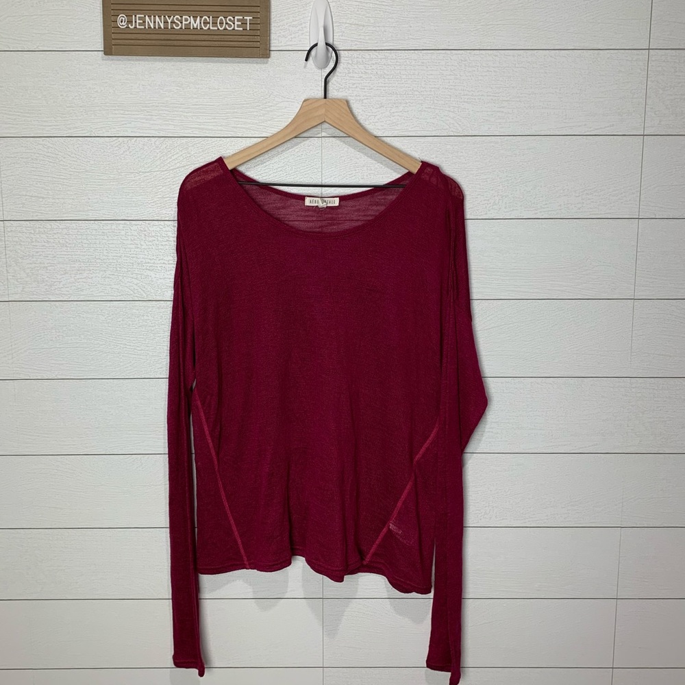 Aero Pink Sheer Top Size XL